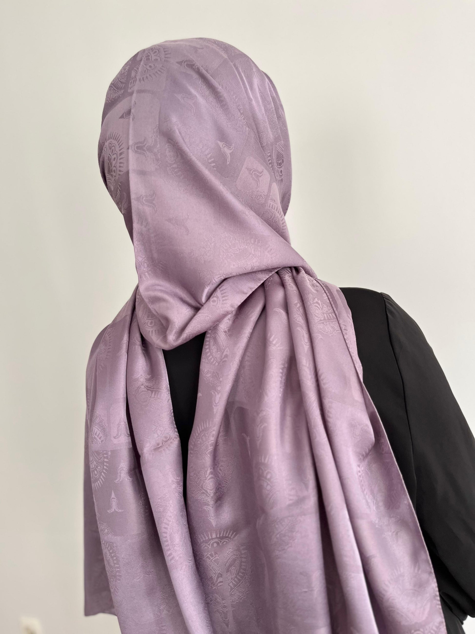 Rug Desen Viskon Şal Lila