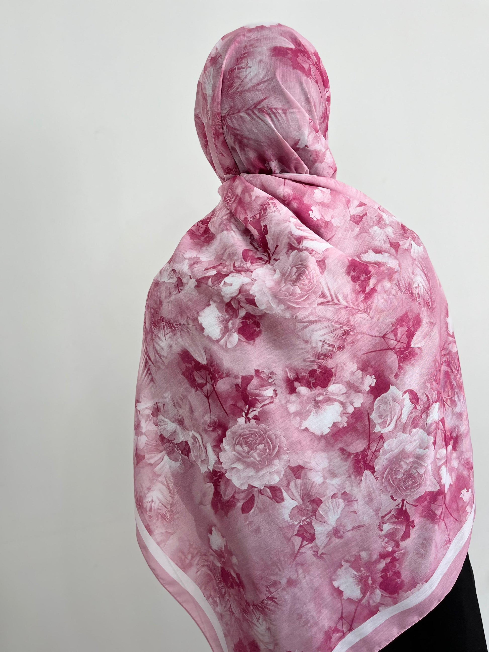 Flower Desen İpeksi Şal
