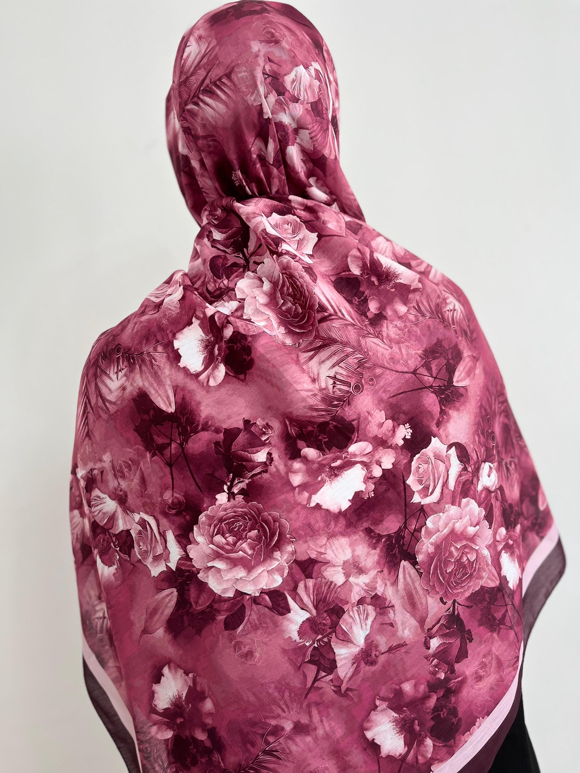 Flower Desen İpeksi Şal