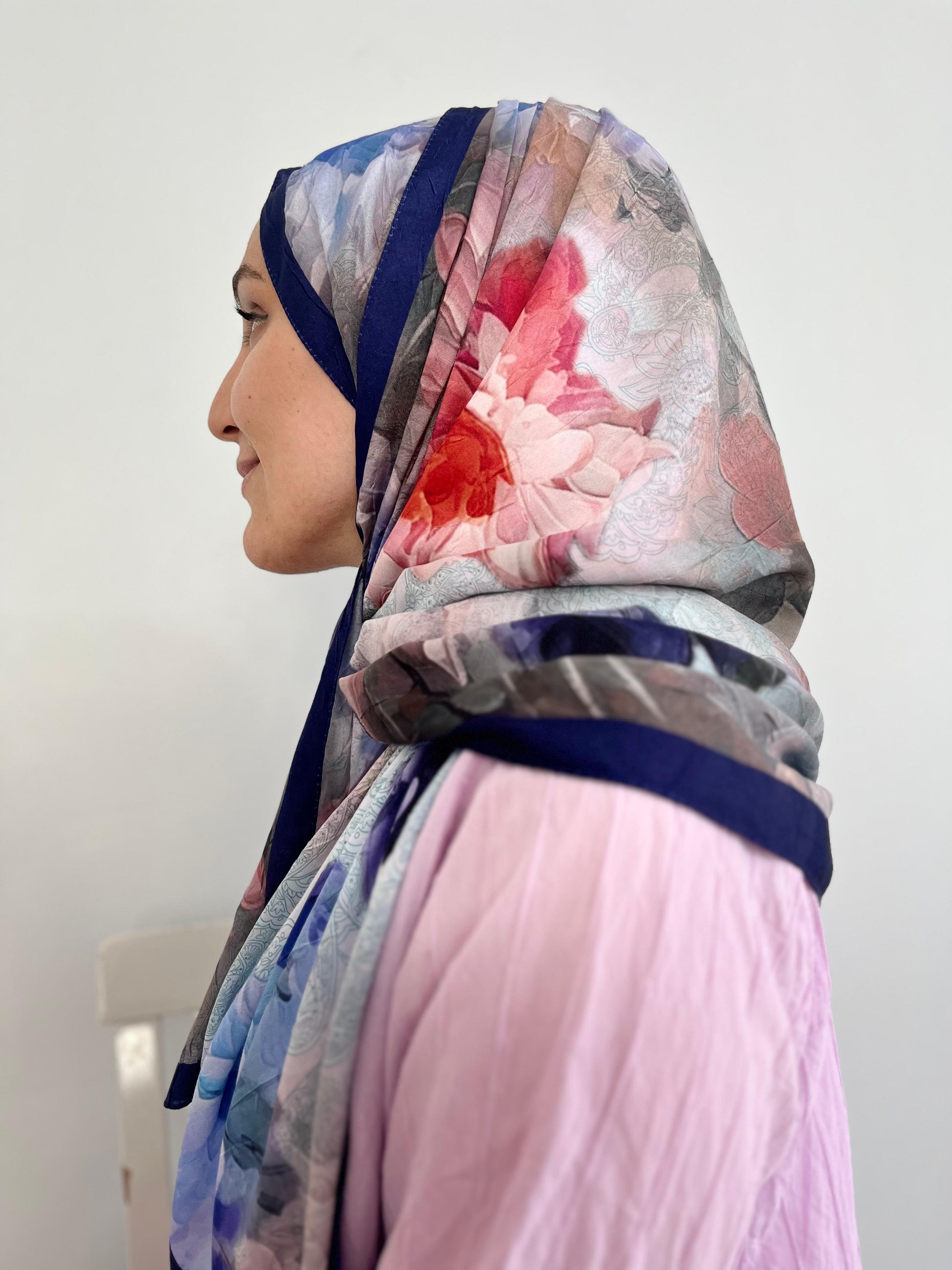 Flower Desen İpeksi Şal
