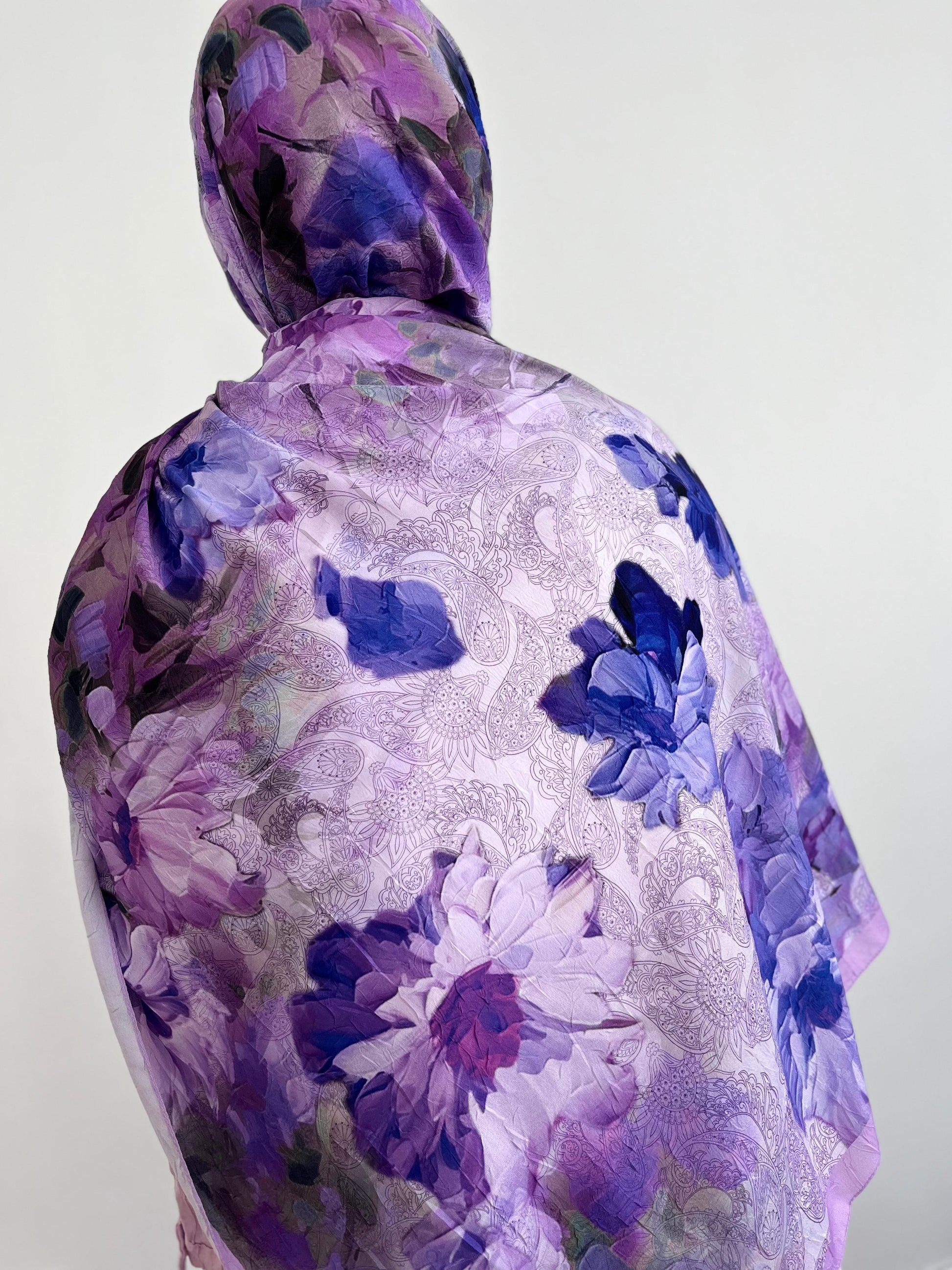 Flower Desen İpeksi Şal