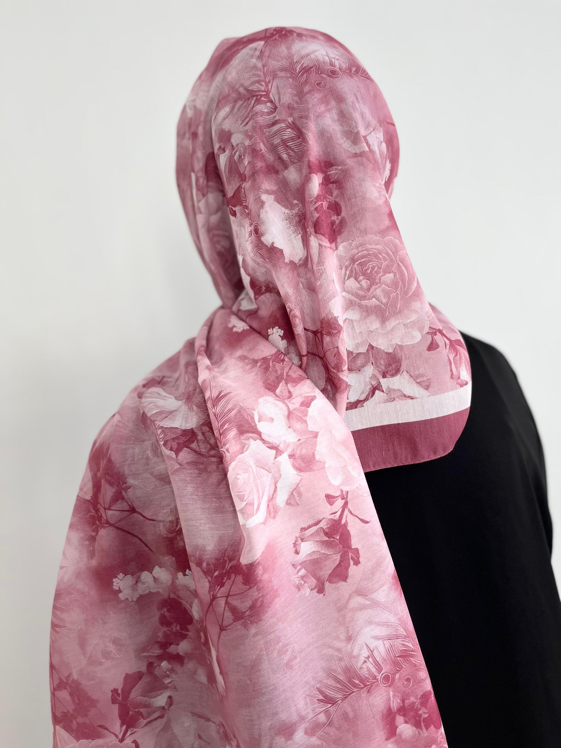 Flower Desen İpeksi Şal