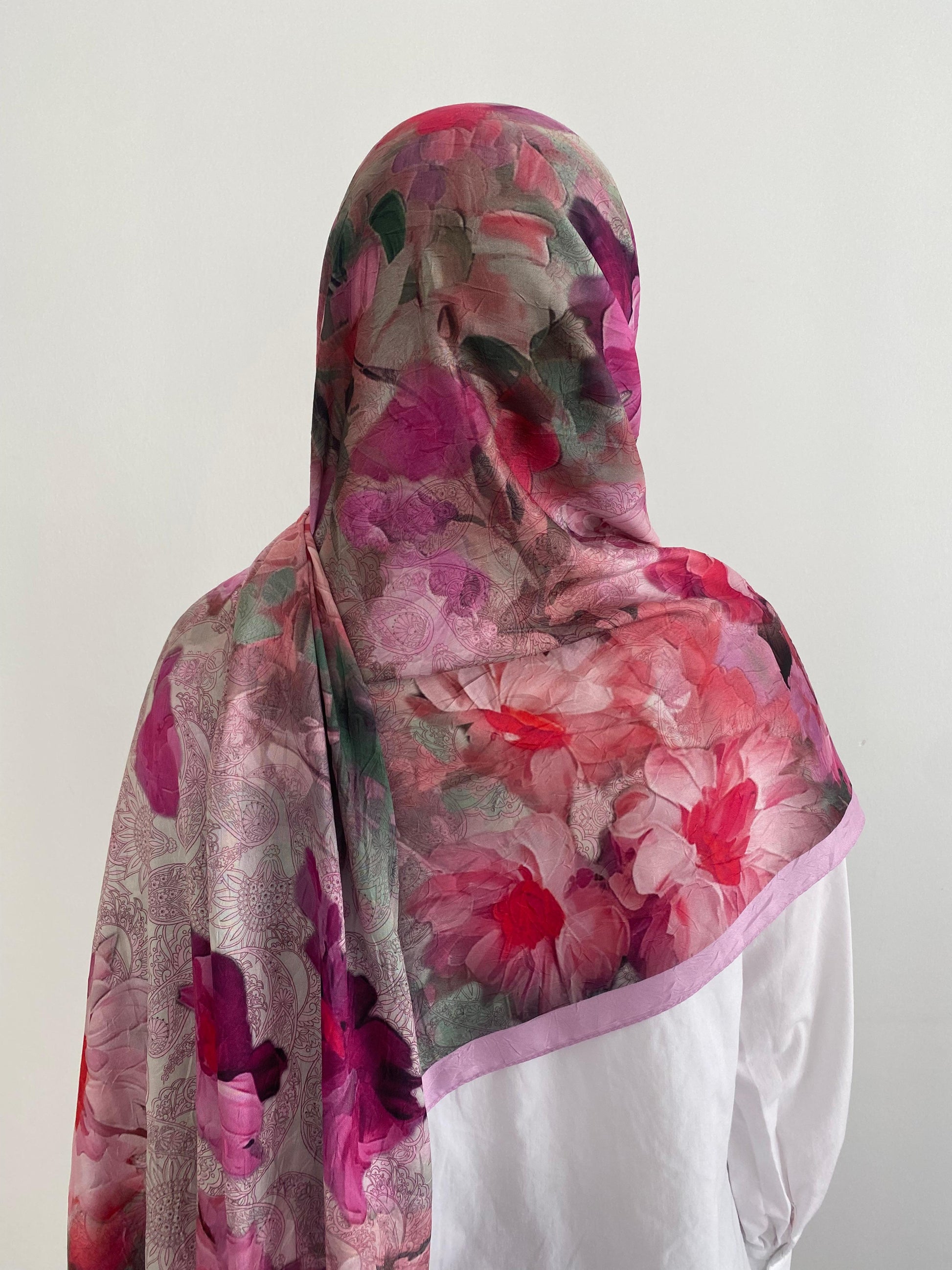 Flower Desen İpeksi Şal