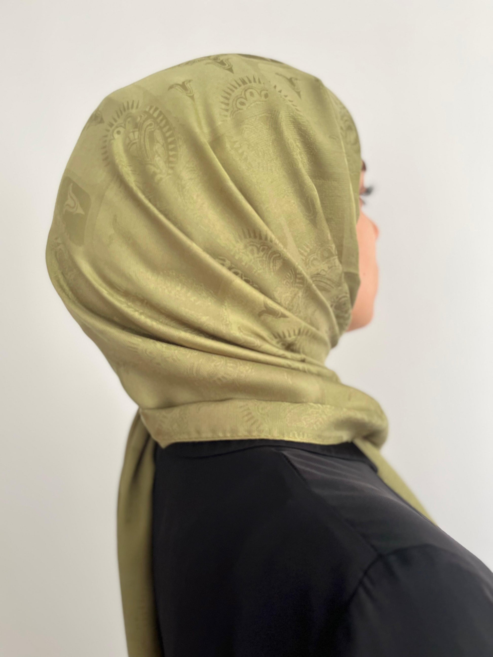 Rug Desen Viskon Şal Soft Sarı